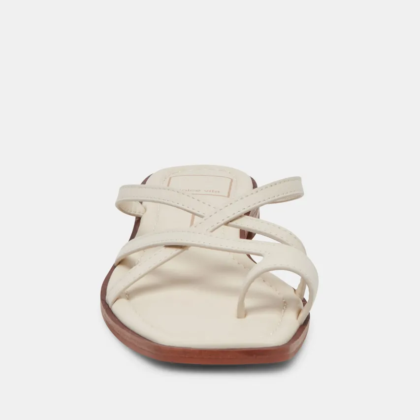 INDIGO SANDALS IVORY LEATHER^Dolce Vita Online