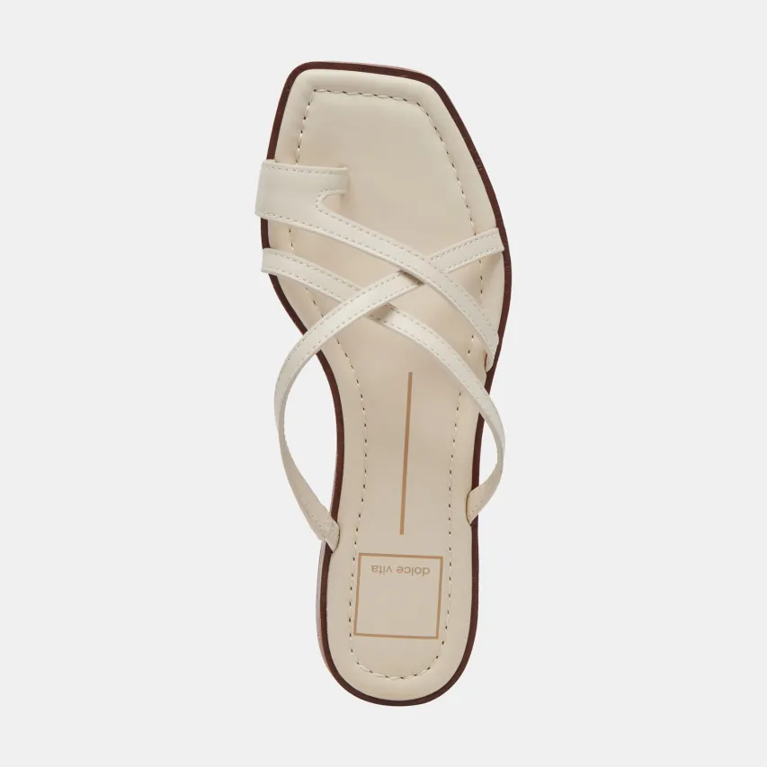 INDIGO SANDALS IVORY LEATHER^Dolce Vita Online