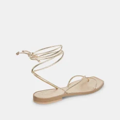 IVETTE SANDALS GOLD METALLIC STELLA^Dolce Vita Sale