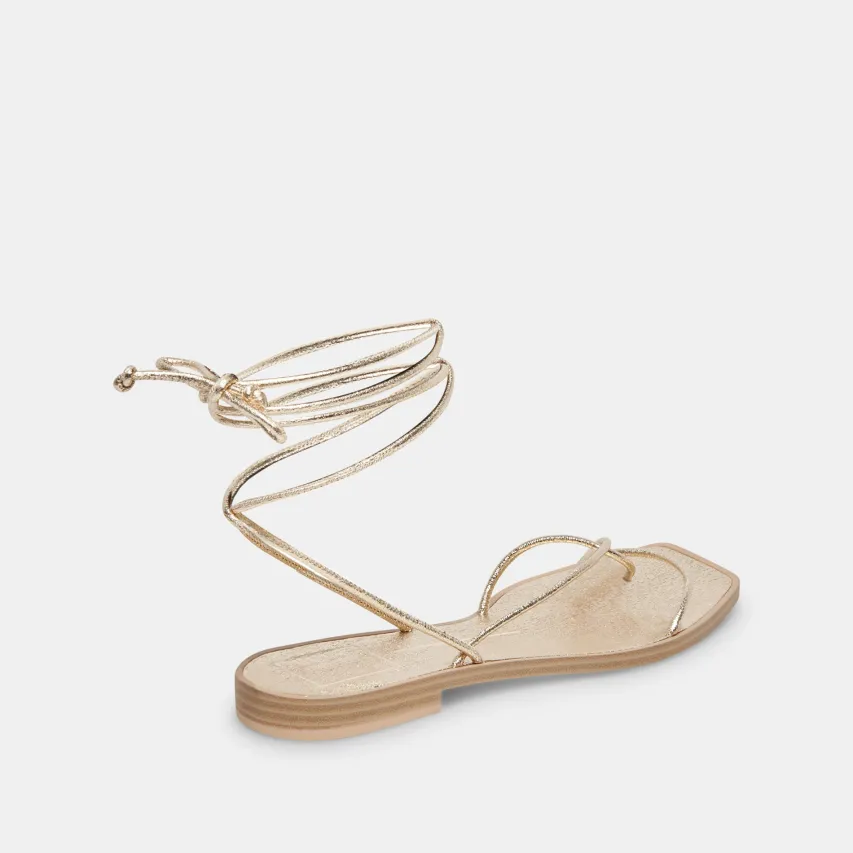 IVETTE SANDALS GOLD METALLIC STELLA^Dolce Vita Sale