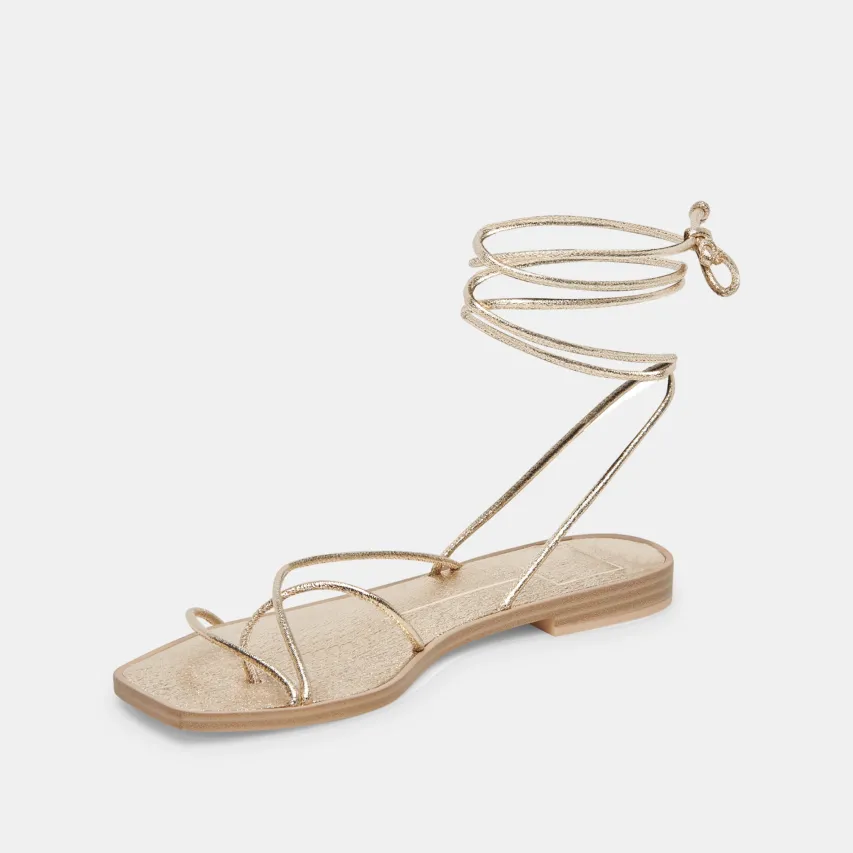 IVETTE SANDALS GOLD METALLIC STELLA^Dolce Vita Sale
