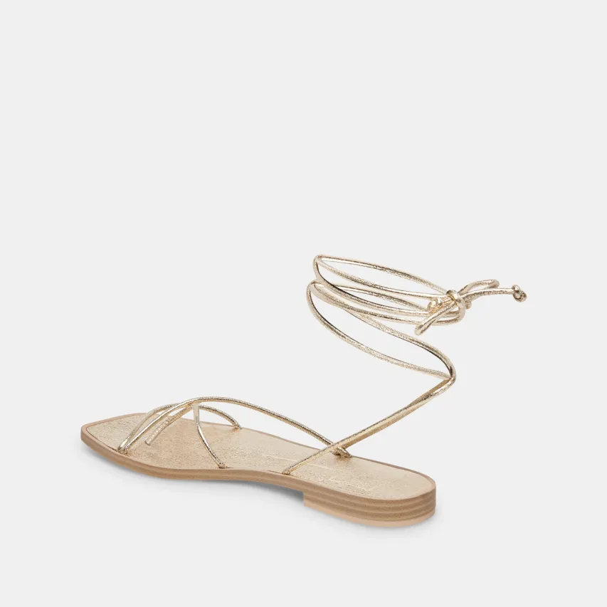 IVETTE SANDALS GOLD METALLIC STELLA^Dolce Vita Sale