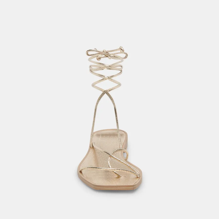 IVETTE SANDALS GOLD METALLIC STELLA^Dolce Vita Sale