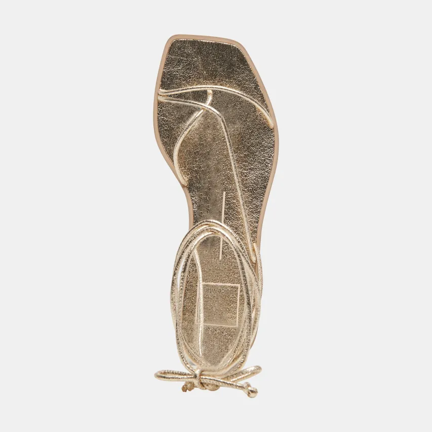 IVETTE SANDALS GOLD METALLIC STELLA^Dolce Vita Sale