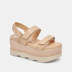 IZAK SANDALS FRENCH VANILLA LEATHER^Dolce Vita Sale