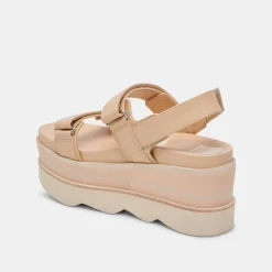 IZAK SANDALS FRENCH VANILLA LEATHER^Dolce Vita Sale