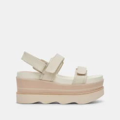 IZAK SANDALS IVORY LEATHER^Dolce Vita Hot