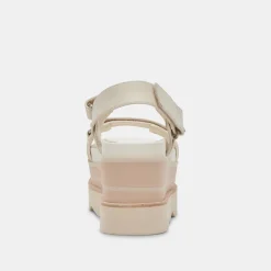 IZAK SANDALS IVORY LEATHER^Dolce Vita Hot