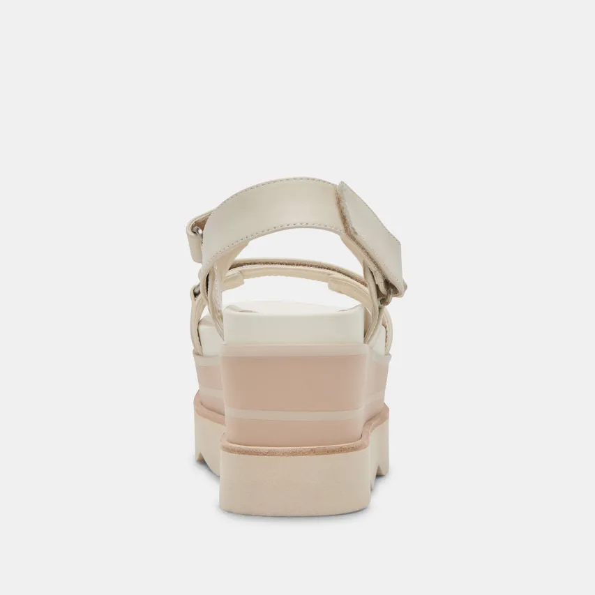 IZAK SANDALS IVORY LEATHER^Dolce Vita Hot