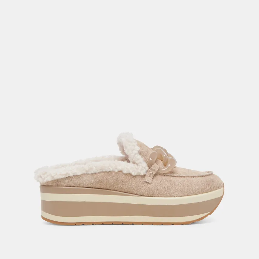 JAMEY PLUSH SNEAKERS TAUPE SUEDE^Dolce Vita Sale