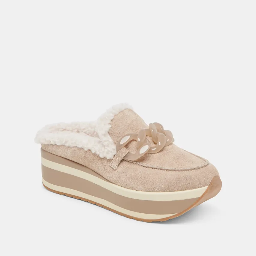 JAMEY PLUSH SNEAKERS TAUPE SUEDE^Dolce Vita Sale