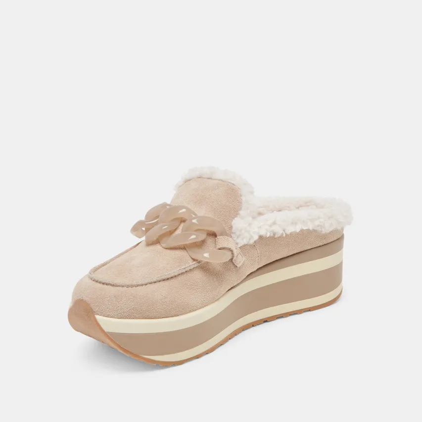 JAMEY PLUSH SNEAKERS TAUPE SUEDE^Dolce Vita Sale