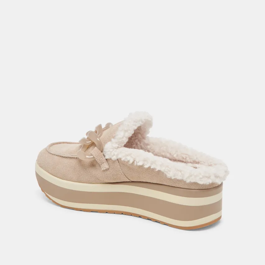 JAMEY PLUSH SNEAKERS TAUPE SUEDE^Dolce Vita Sale