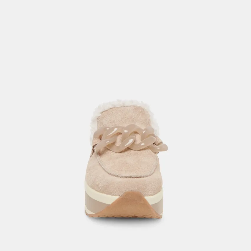 JAMEY PLUSH SNEAKERS TAUPE SUEDE^Dolce Vita Sale