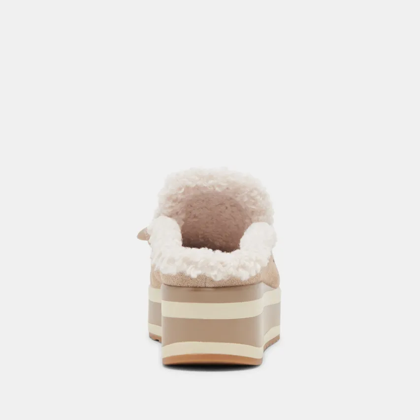 JAMEY PLUSH SNEAKERS TAUPE SUEDE^Dolce Vita Sale
