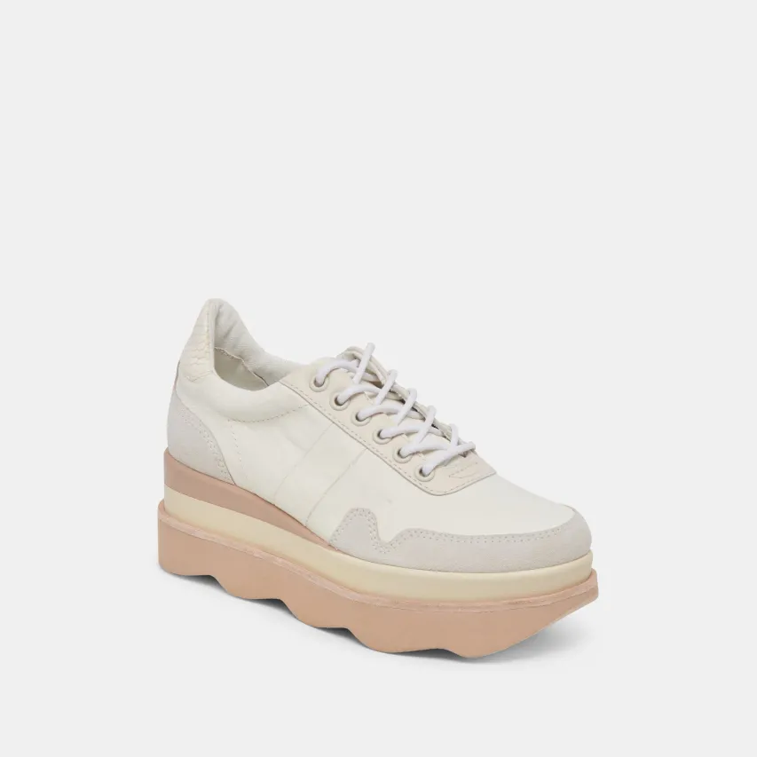 JAYNE SNEAKERS IVORY NUBUCK^Dolce Vita Hot