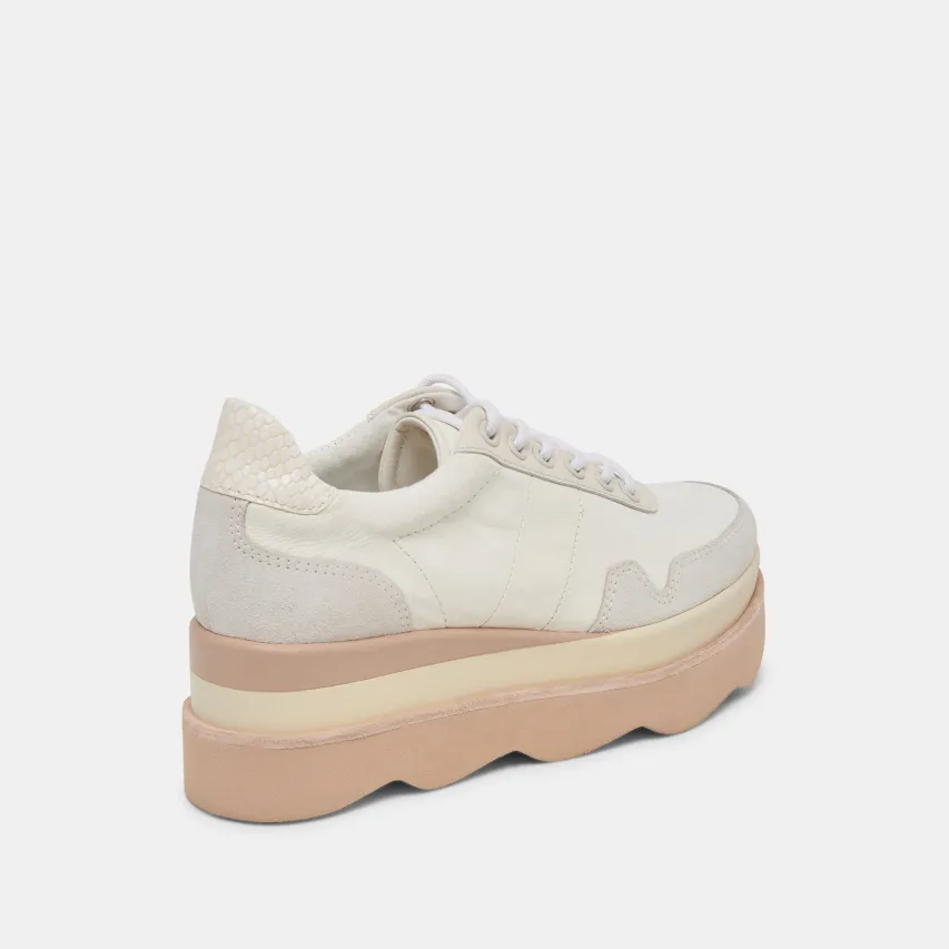 JAYNE SNEAKERS IVORY NUBUCK^Dolce Vita Hot