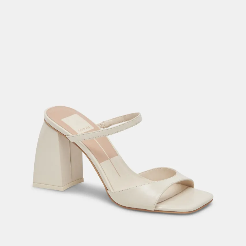 JEMMY HEELS IVORY CRINKLE PATENT^Dolce Vita Best