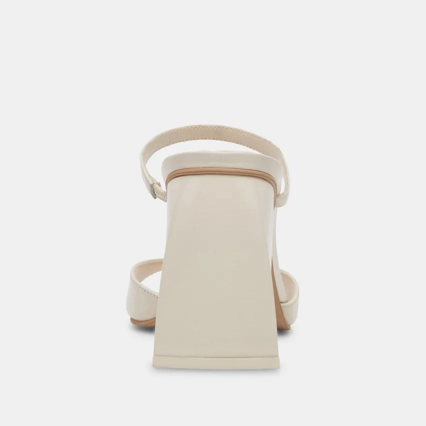 JEMMY HEELS IVORY CRINKLE PATENT^Dolce Vita Best