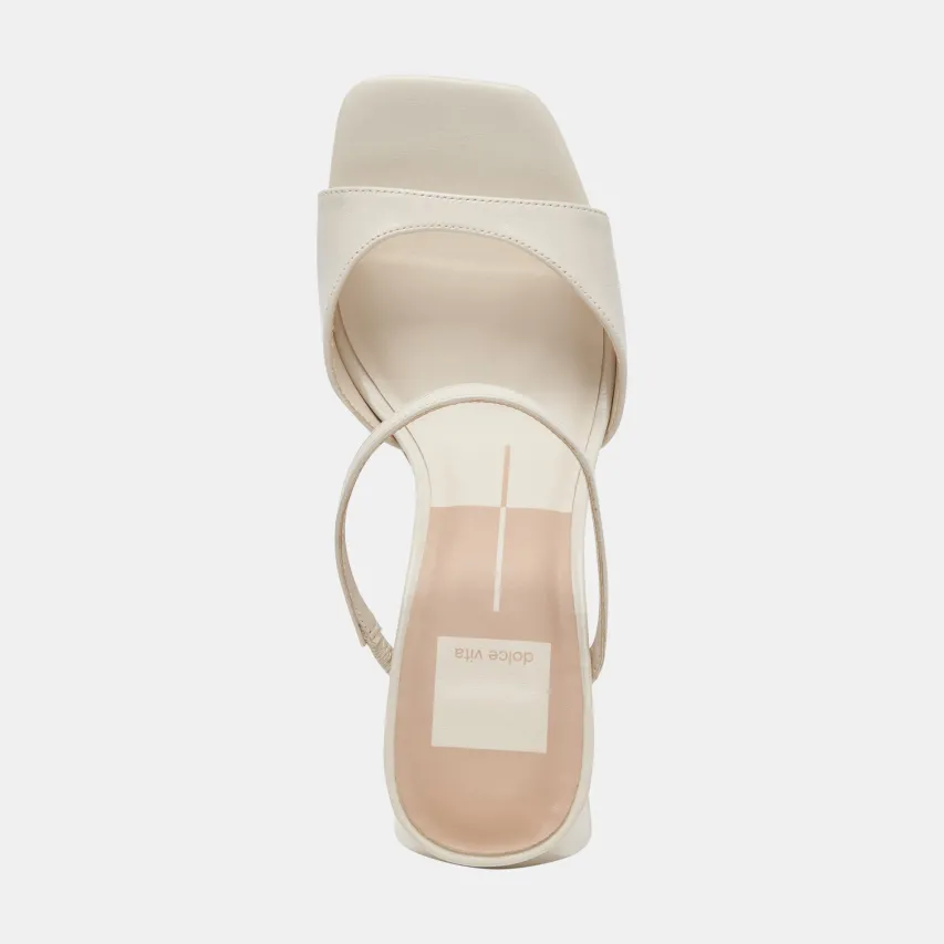 JEMMY HEELS IVORY CRINKLE PATENT^Dolce Vita Best
