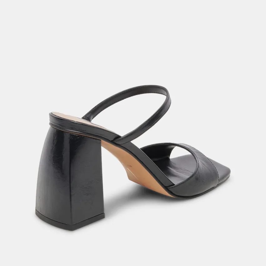 JEMMY HEELS MIDNIGHT CRINKLE PATENT^Dolce Vita Best