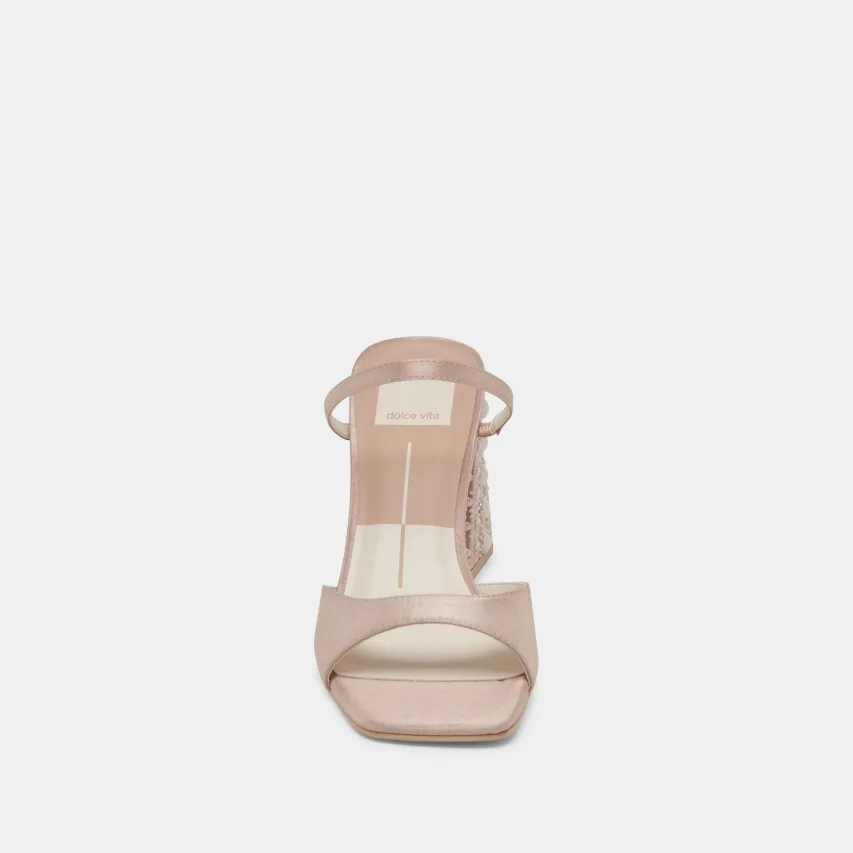 JEMMY PEARL HEELS CHAMPAGNE SILK^Dolce Vita Outlet