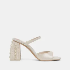 JEMMY PEARL HEELS VANILLA SILK^Dolce Vita Best