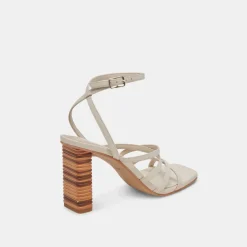 JENKO HEELS IVORY LEATHER^Dolce Vita Clearance