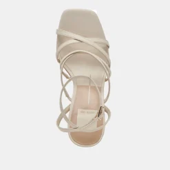 JENKO HEELS IVORY LEATHER^Dolce Vita Clearance