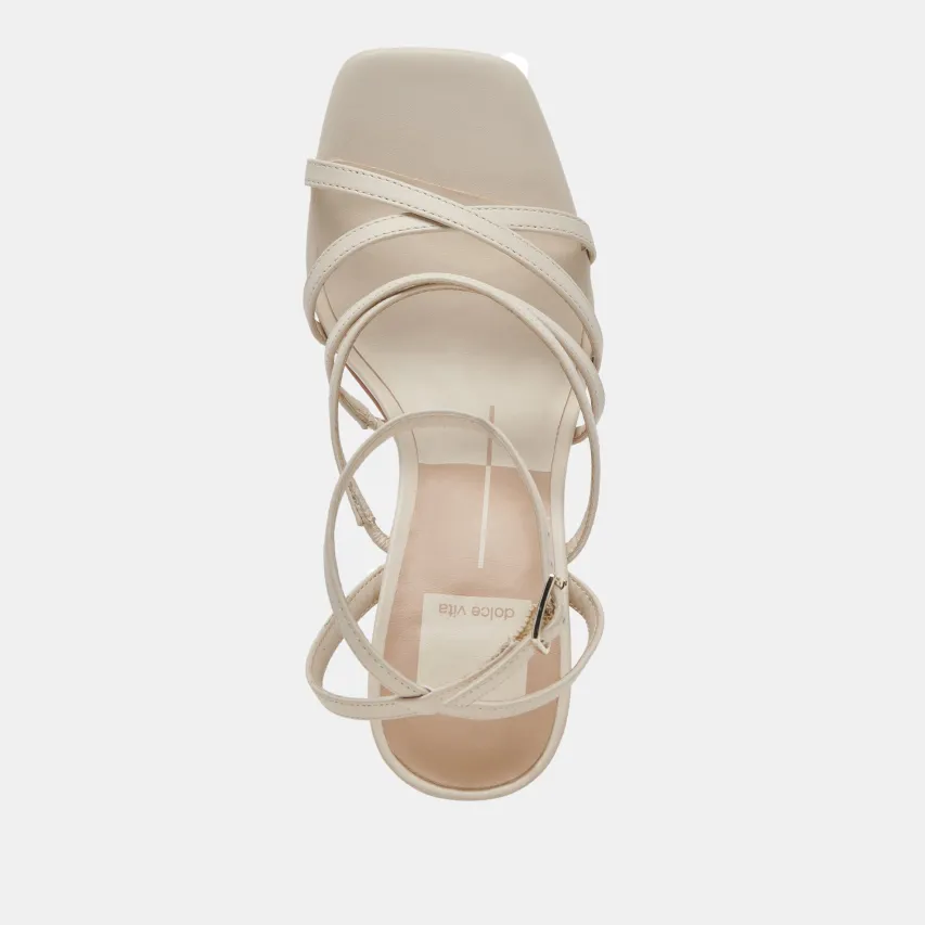 JENKO HEELS IVORY LEATHER^Dolce Vita Clearance
