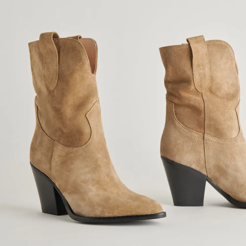 JETRO BOOTS KHAKI SUEDE^Dolce Vita New