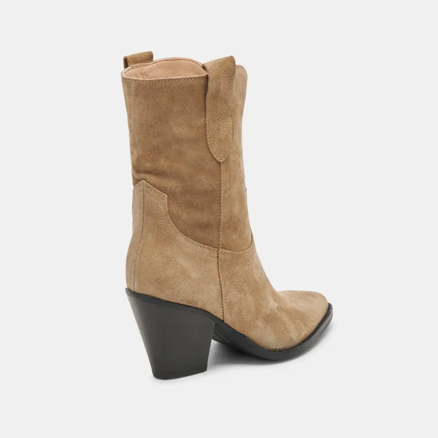 JETRO BOOTS KHAKI SUEDE^Dolce Vita New