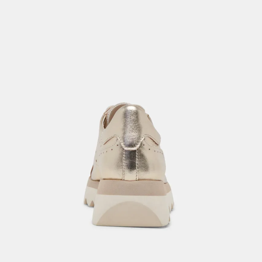 JORGIE SNEAKERS PLATINUM METALLIC LEATHER^Dolce Vita Fashion