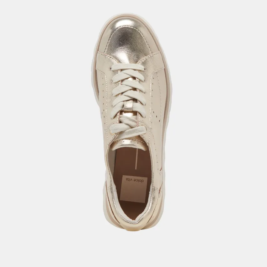 JORGIE SNEAKERS PLATINUM METALLIC LEATHER^Dolce Vita Fashion