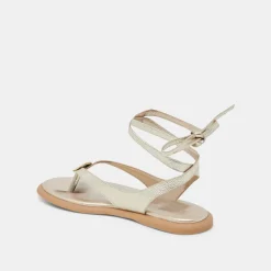 JUDY SANDALS LIGHT GOLD LEATHER^Dolce Vita Clearance