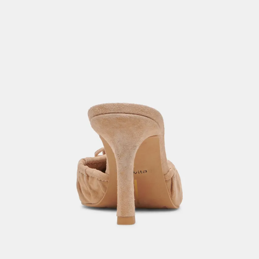KAIRI HEELS CAMEL SUEDE^Dolce Vita Clearance