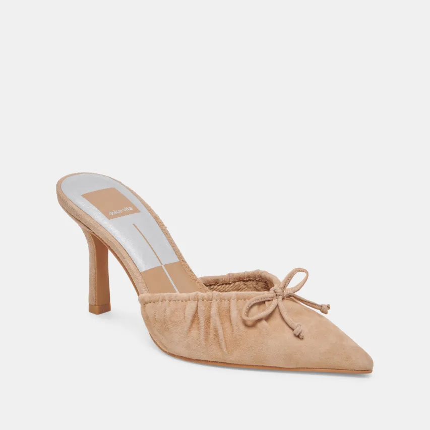 KAIRI HEELS CAMEL SUEDE^Dolce Vita Clearance