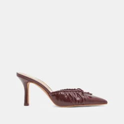 KAIRI HEELS CRANBERRY CRINKLE PATENT^Dolce Vita Fashion