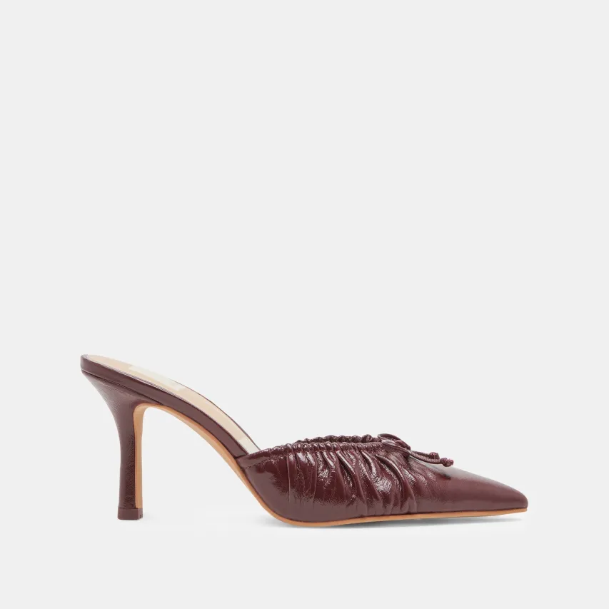 KAIRI HEELS CRANBERRY CRINKLE PATENT^Dolce Vita Fashion