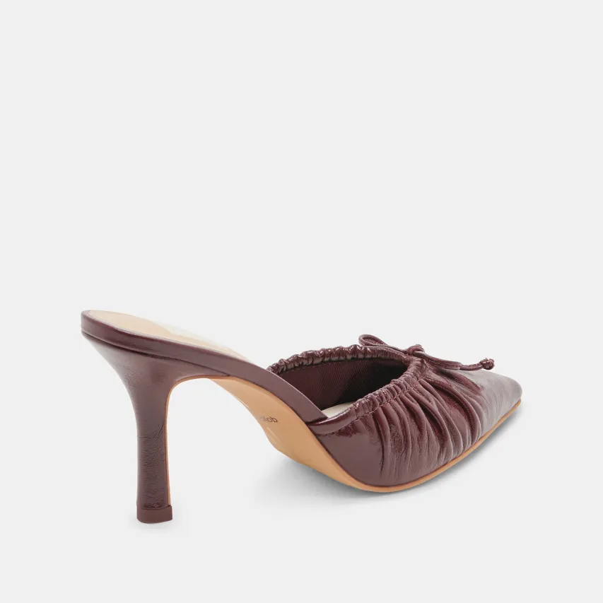 KAIRI HEELS CRANBERRY CRINKLE PATENT^Dolce Vita Fashion