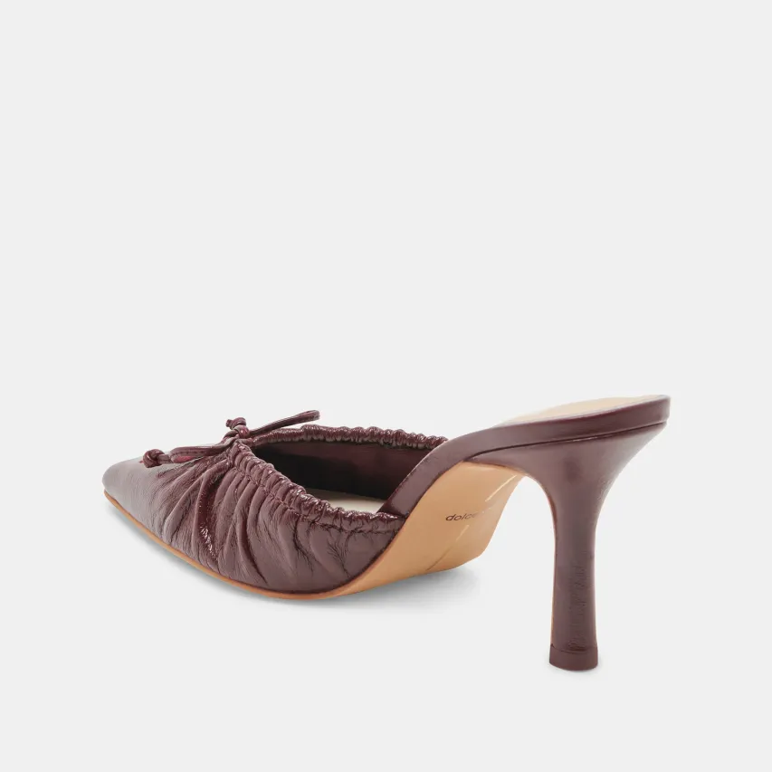 KAIRI HEELS CRANBERRY CRINKLE PATENT^Dolce Vita Fashion