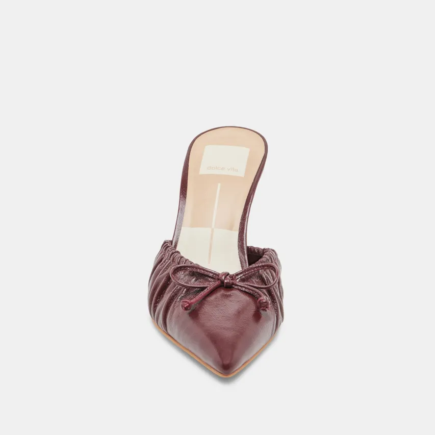 KAIRI HEELS CRANBERRY CRINKLE PATENT^Dolce Vita Fashion