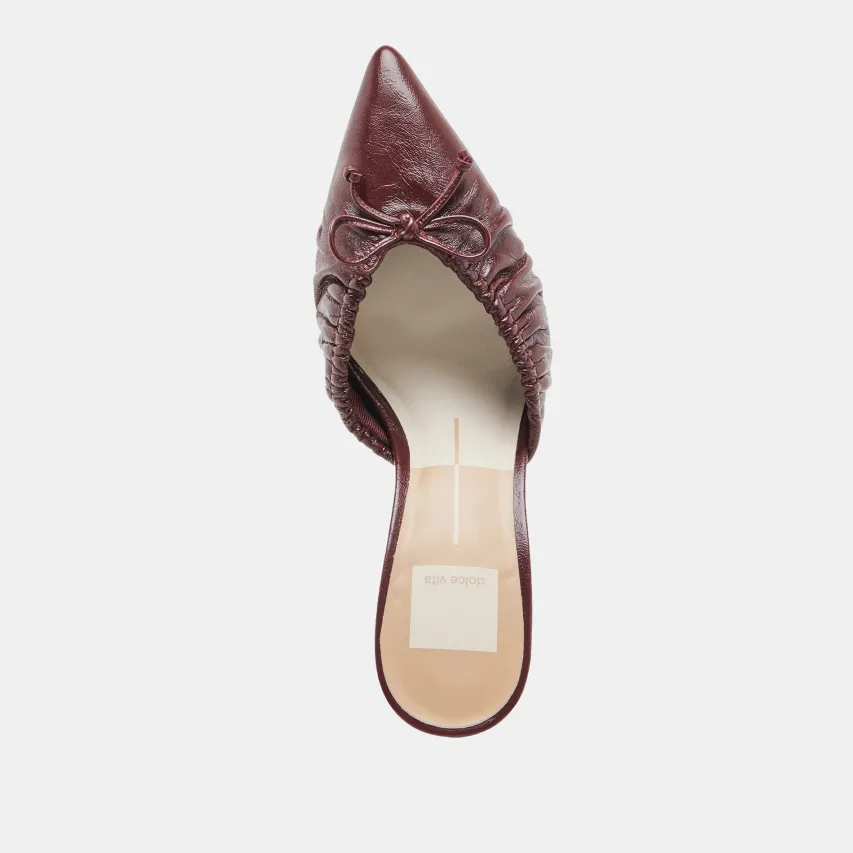 KAIRI HEELS CRANBERRY CRINKLE PATENT^Dolce Vita Fashion