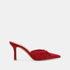 KAIRI HEELS CRIMSON SUEDE^Dolce Vita Discount
