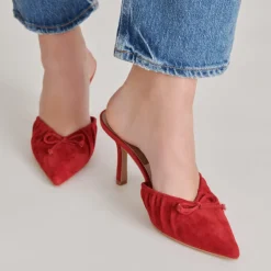 KAIRI HEELS CRIMSON SUEDE^Dolce Vita Discount