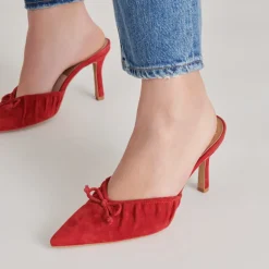 KAIRI HEELS CRIMSON SUEDE^Dolce Vita Discount