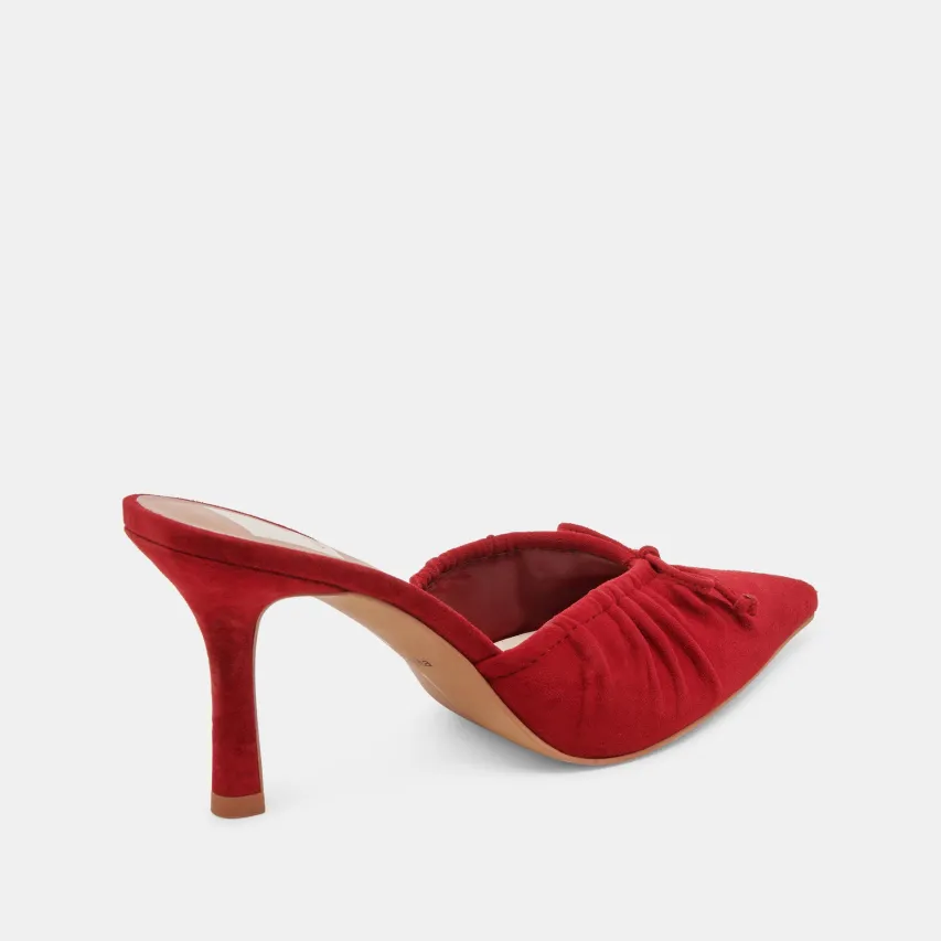 KAIRI HEELS CRIMSON SUEDE^Dolce Vita Discount