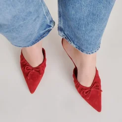 KAIRI HEELS CRIMSON SUEDE^Dolce Vita Discount