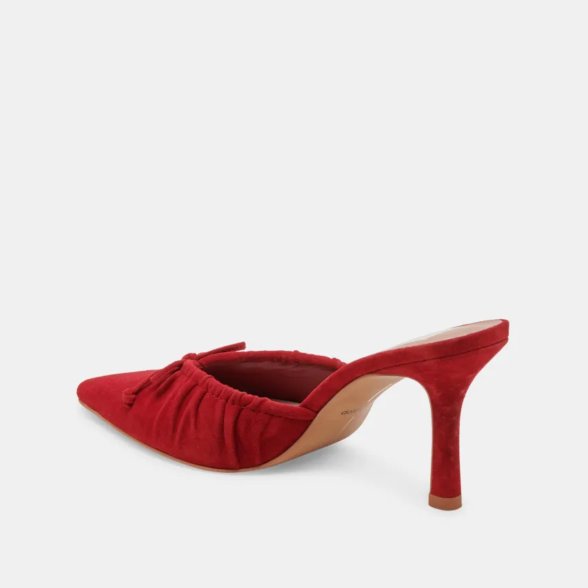 KAIRI HEELS CRIMSON SUEDE^Dolce Vita Discount