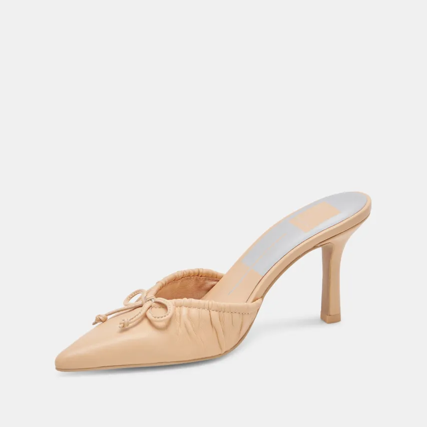 KAIRI HEELS FRENCH VANILLA LEATHER^Dolce Vita Online